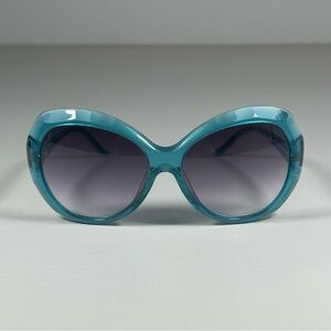 Just Cavalli JC633S Turquoise Oversized Cat Eye Sunglasses